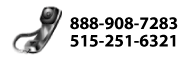 Toll Free: 888-908-7283 / Phone:515-251-6321