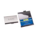 Horizontal Business Card Holder - Brushed/Polished Aluminum