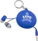 Ear Buds with Matching Silicone Case Key Ring