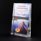 Full-Color Lead Crystal Small Vertical Incline Award - 2 3/8" x 3 1/4"