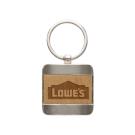 Beechwood Die Cast Keyring - Square