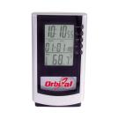 Magnifying Pendulum Clock with Thermometer