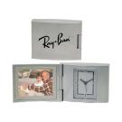 Die-Cast Aluminum 2" x 1 1/2" Photo Frame Alarm Clock