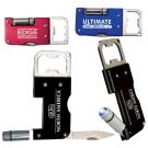 Stainless Steel Bottle Opener/Knife with LED Light