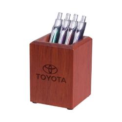 Large Desk Pen/Pencil Holder in Rosewood