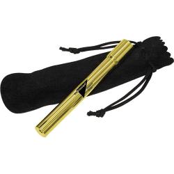 Solid Brass Pocket Kaleidoscope with Velvet Pouch