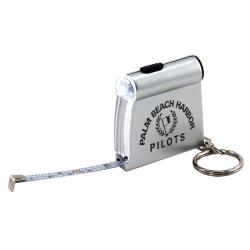 3-ft. Tape Measure Keychain with LED Light