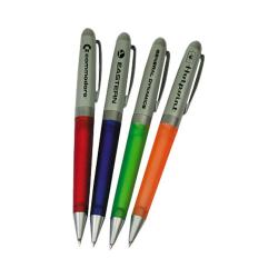 "Bullet" Pewter Translucent Ballpoint