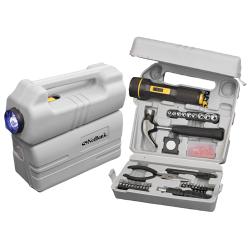 126-Piece Tool Set with LED Flashlight & Carrying Case