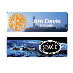 1" x 3" Full-Color Digitally Printed Name Badge