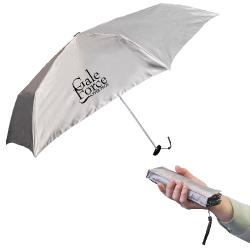 39" Fold-Flat Pocket Umbrella With Matching Case