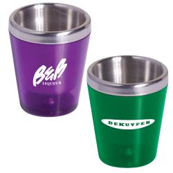 2-oz. Acrylic/Stainless Shot Glass