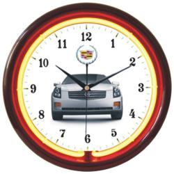 12"-Diameter, Single-Color Neon Wall Clock