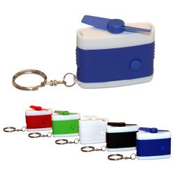 Retractable Pocket Hand Fan with Split Key Ring