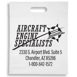 11" x 15" Diecut Handle Bag - 1.75 mil