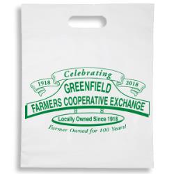 12" x 15" Diecut Handle Bag - 1.75 mil