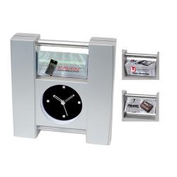 Rotating Ad Desk Clock