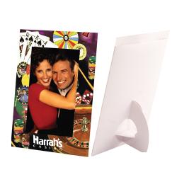 White 4" x 6" Photo Frame with Easel Back