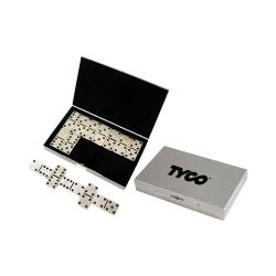 Anodized Aluminum Travel Domino Set