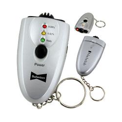 Keyring Alcohol Breath Tester with Flashlight