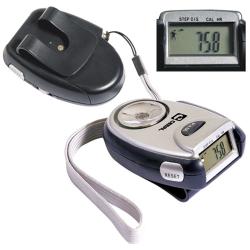 Heart - Rate "Pulse" Pedometer with Wrist Strap