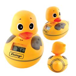 Water-Resistant AM/FM Duck Radio with Water Thermometer